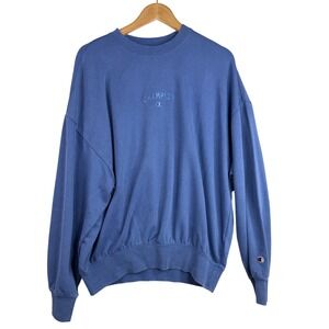 New Champion Vintage‎ Style Crewneck size Medium Seven Seas Blue